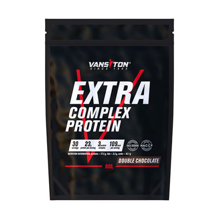 Протеїн Vansiton Extra Complex Protein Подвійний шоколад, в порошку, 900 г